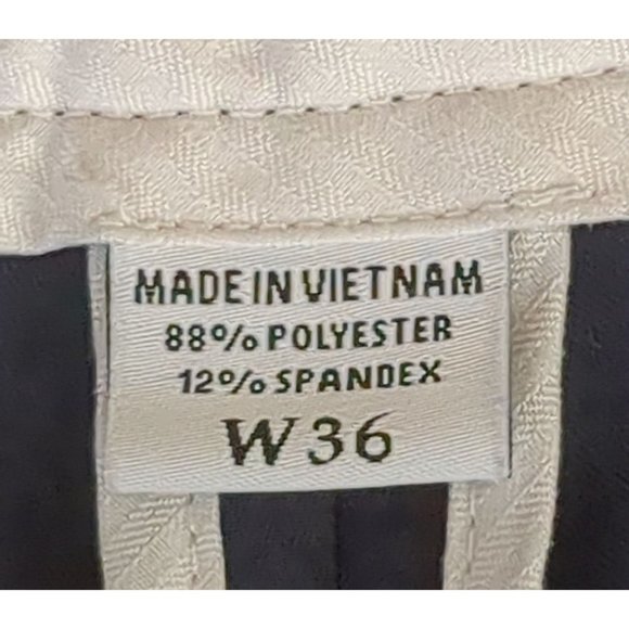 FootJoy Golf Shorts Chino Flat Front Mens 36 Navy Blue - Picture 5 of 7